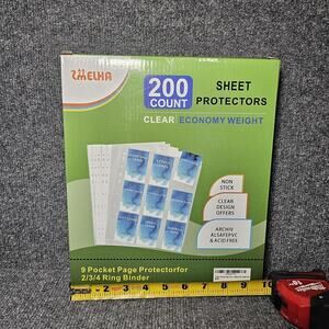 9 Pocket Page Protector，200 Pack